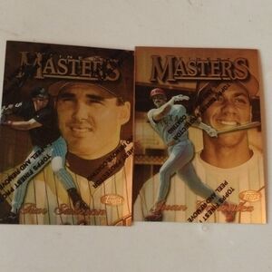 Tim salmon &Juan Gonzalez BB CARDS
